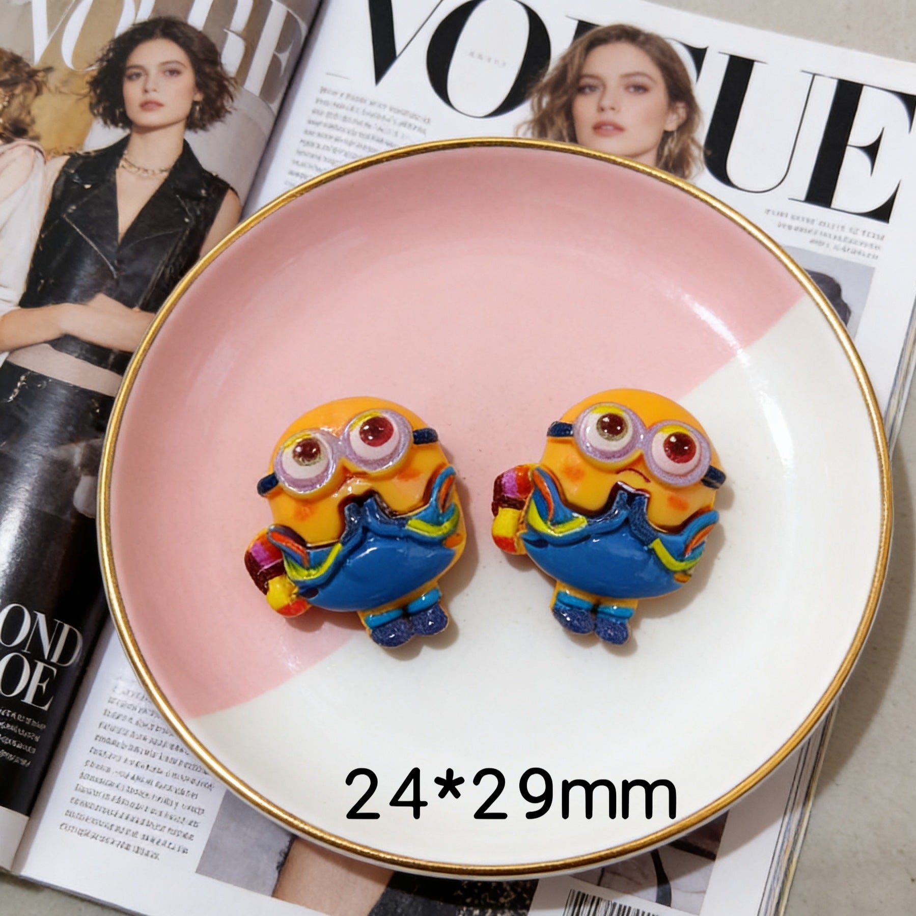 Minions Resin Charms(10pc)