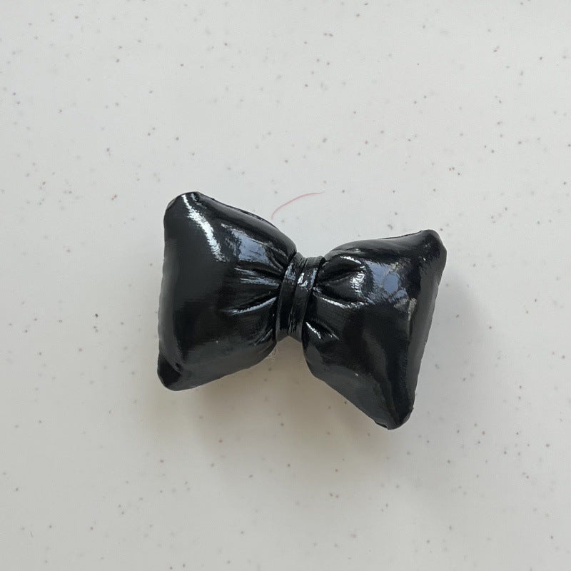 Faux Leather Bow(1pc)